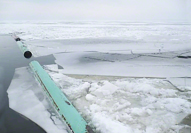 Poutre d’estacade de 0,61 m de diamètre.