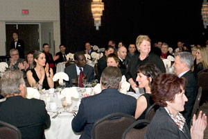 L’honorable Gail Shea à l’assemblée générale annuelle de l’Association québécoise de l’industrie de la pêche (AQIP). 