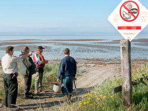Zone fermée à la cueillette de mollusques