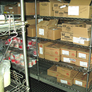 Entrepôt de produits congelés