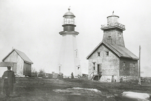 Fondation du premier phare de Rivière-à-la-Martre