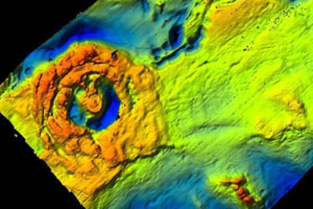 The Corossol Crater was recently studied by a team of research scientists.