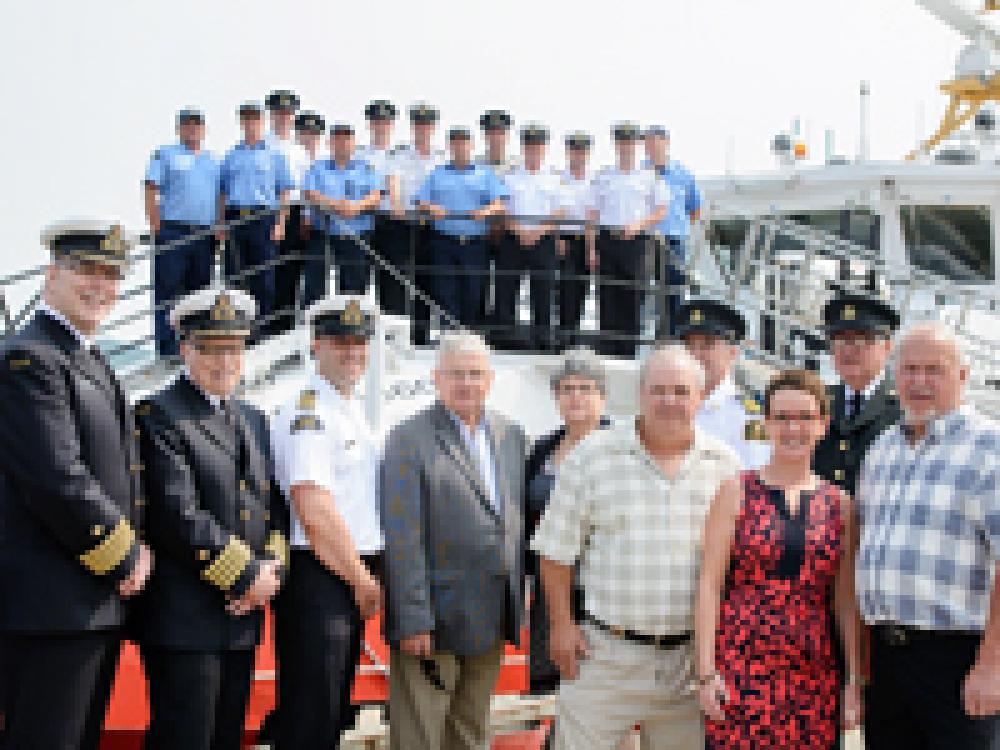 Plusieurs membres de la famille Leblanc